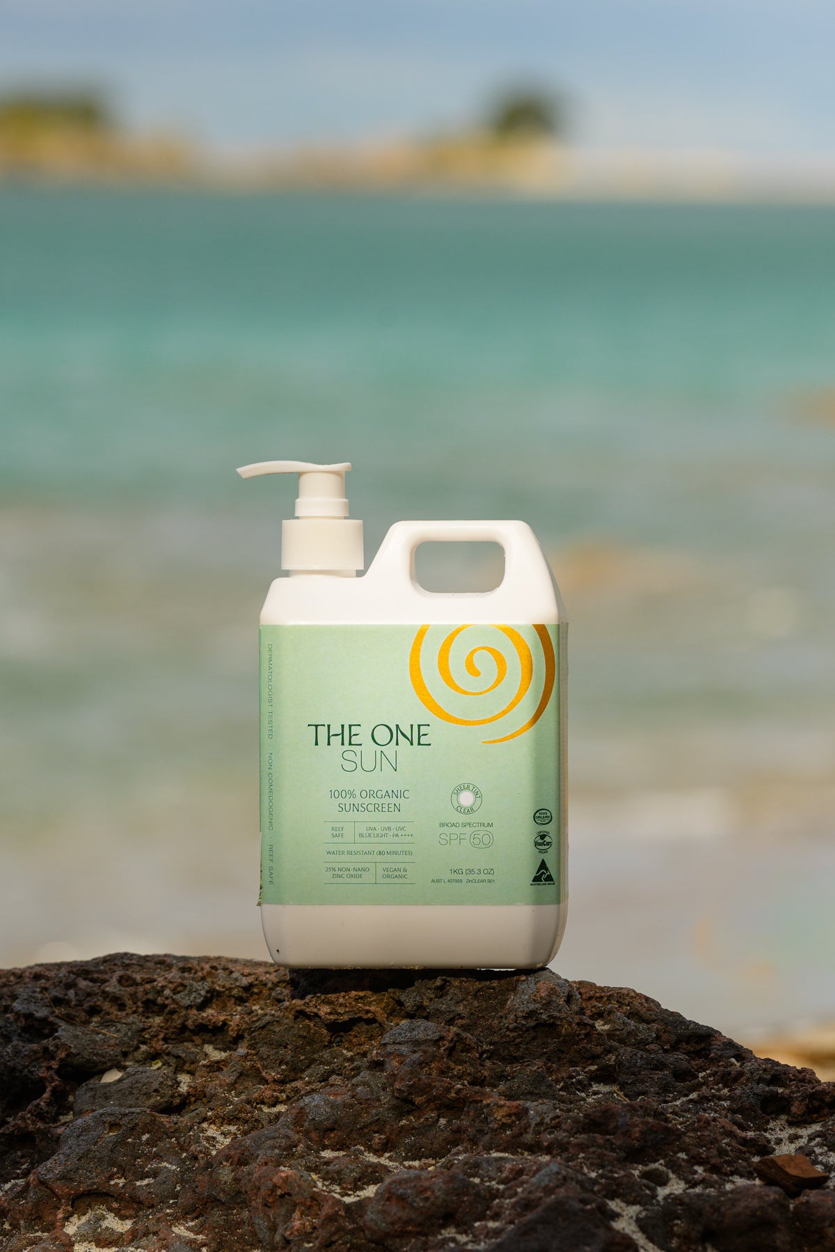 The One Sun – 1kg Bulk Organic Vegan Sunscreen SPF 50